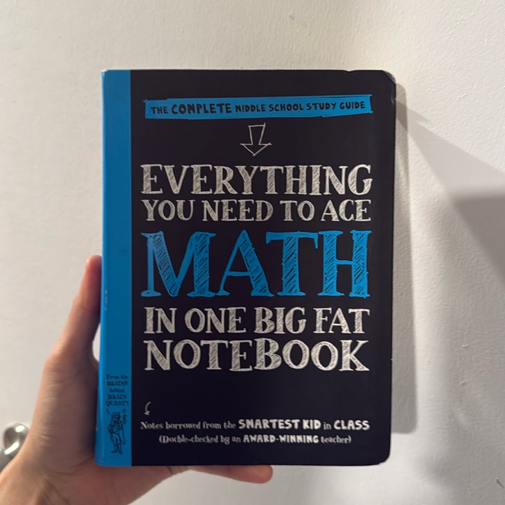 Everything You Need to Ace Math in One Big Fat Notebook Middle School Guide